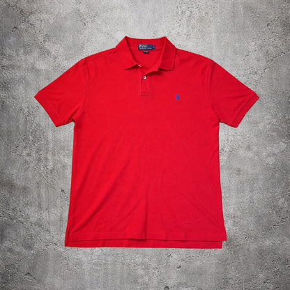 Polo rouge - Ralph Lauren - Taille L