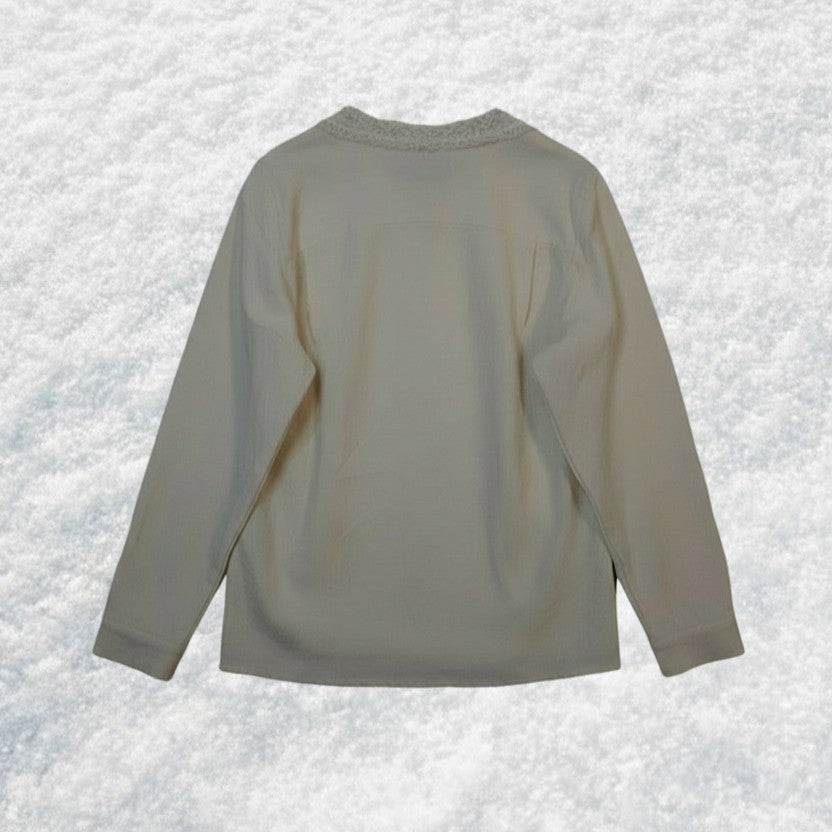 Ivory Jewel Flow Shirt – by MANDY CHERIE