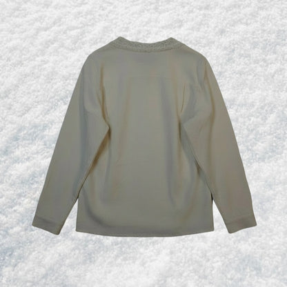 Ivory Jewel Flow Shirt – by MANDY CHERIE