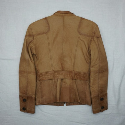 Veste En Cuir - by PLAN.BEE - Taille : M