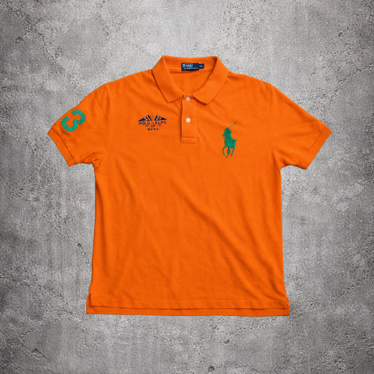 Polo orange - Ralph Lauren - Taille XXL
