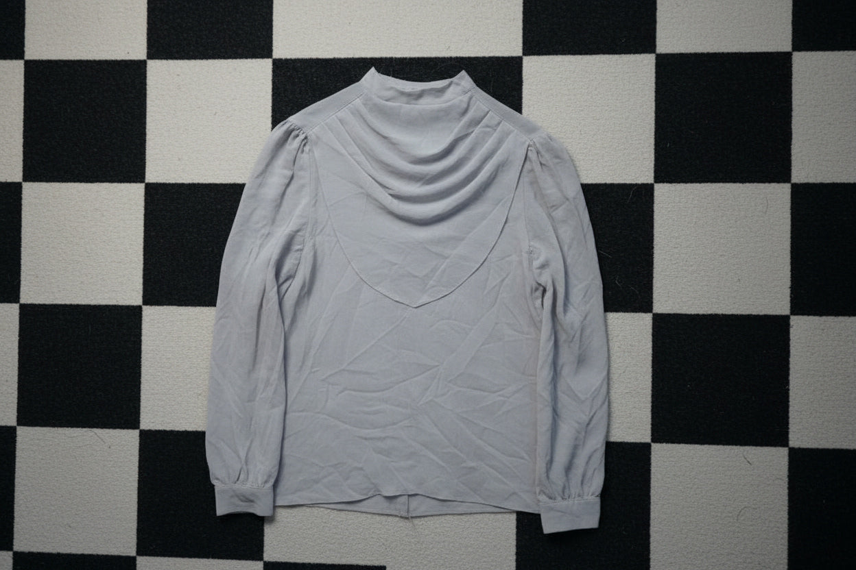 Top gris à boutons au dos – BY SARAH LANG