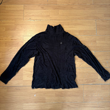 Pullover col cheminé noir - Fila - Taille M