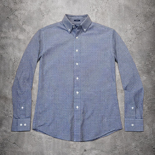 Chemise slim fit à carreaux noir et blanc - Tommy Hilfiger - Taille 34-35