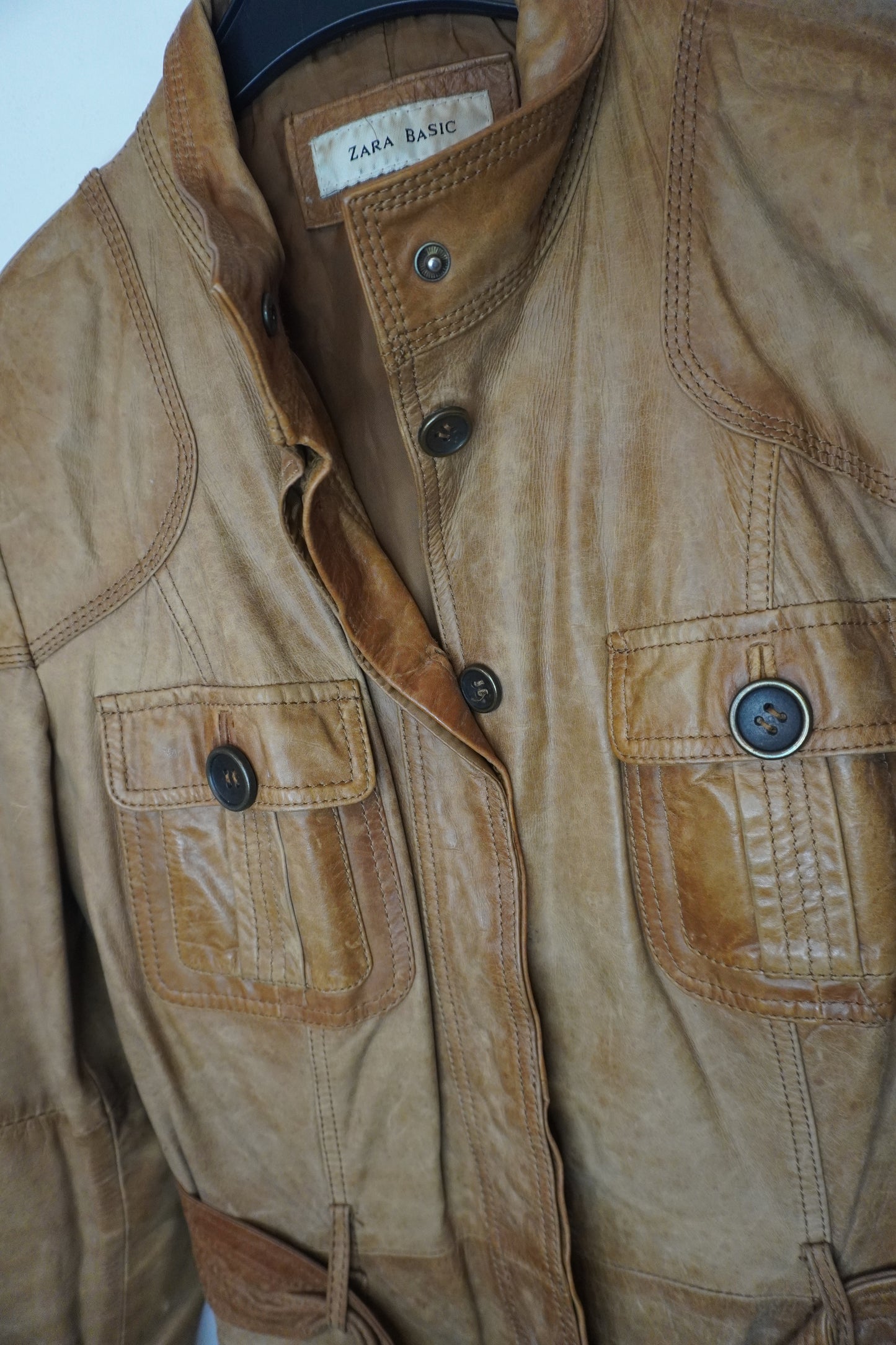 Veste En Cuir - by PLAN.BEE - Taille : M