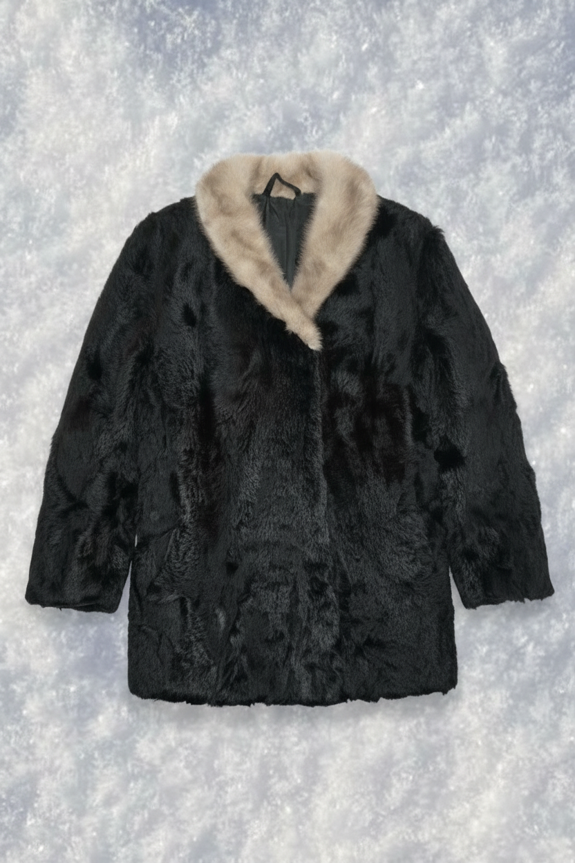 Noir Chic Collar - Noir et Beige - Taille M