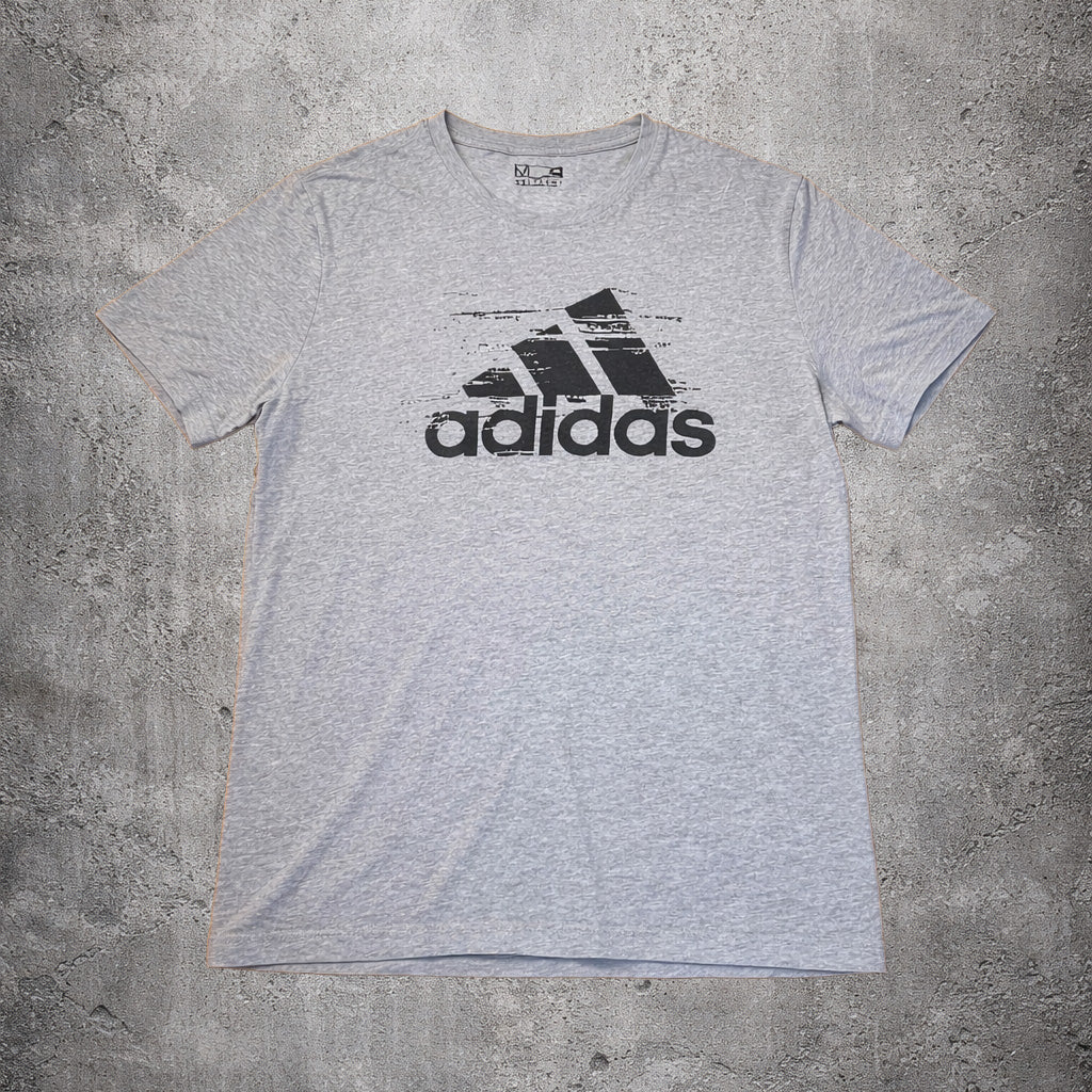 T-shirt gris - Adidas (femme) - Taille M