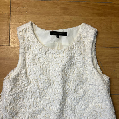 Robe midi blanche by ZAINAB