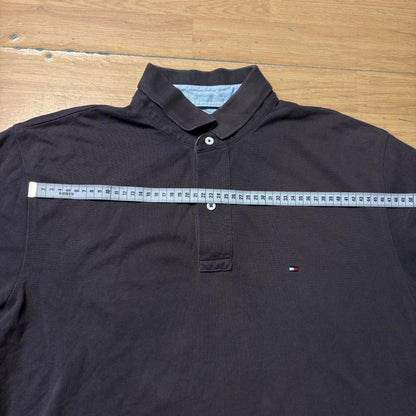 Polo marron Tommy Hilfiger – Taille L