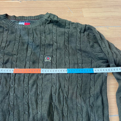 Pull vert foncé - Tommy Hilfiger - Taille XL