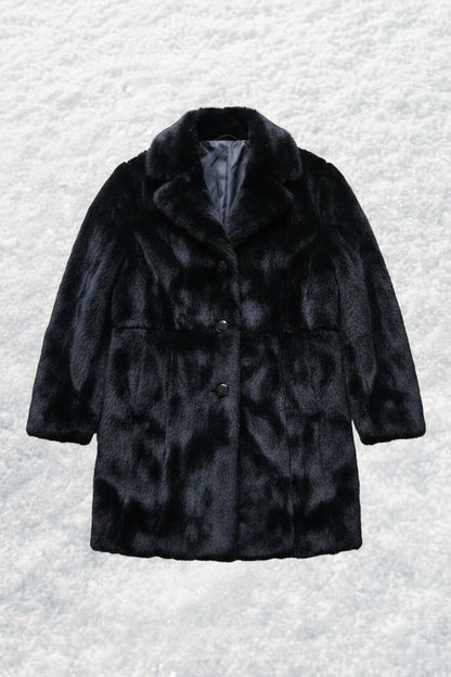 Midnight Classic Fur Jacket – by MANDY CHERIE