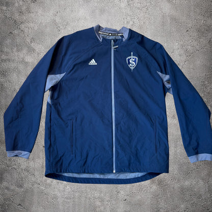 Veste de sport bleue - Adidas - Taille XL