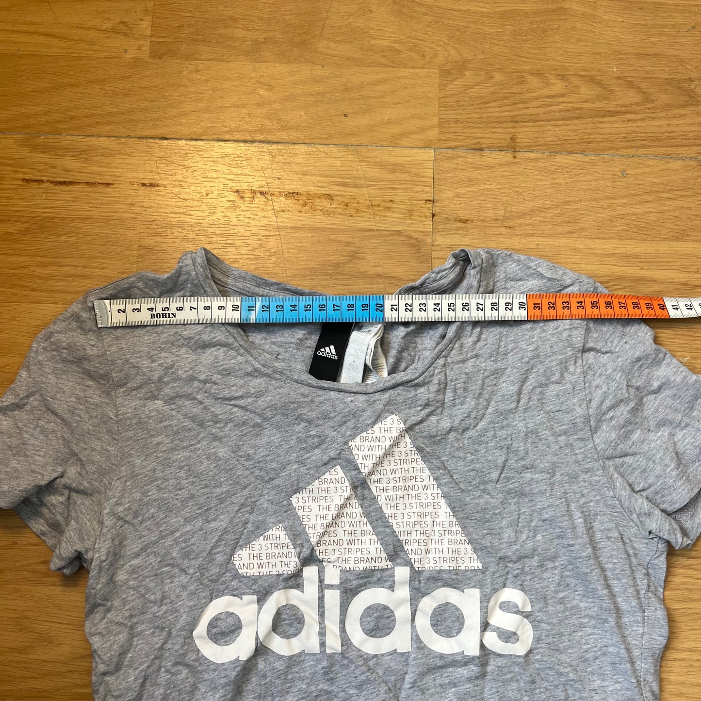 T-shirt gris - Adidas (femme) - Taille XS