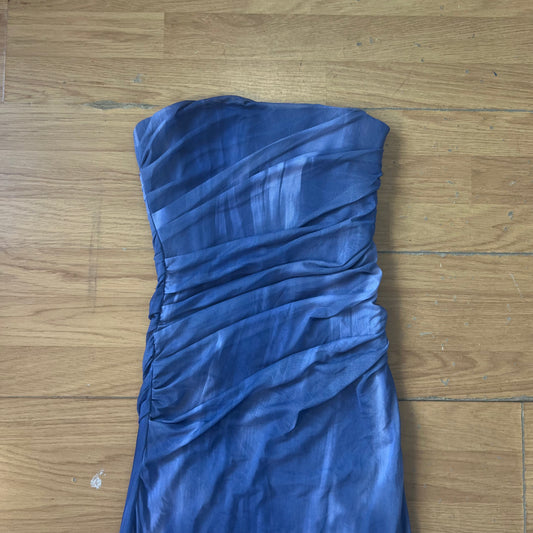 Robe corset bordeaux bustier - Zara - Taille XS by SARLOTTE