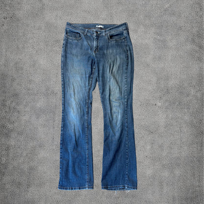 Jean délavé bleu clair coupe Mid Rise Bootcut - Lee Riders - Taille M