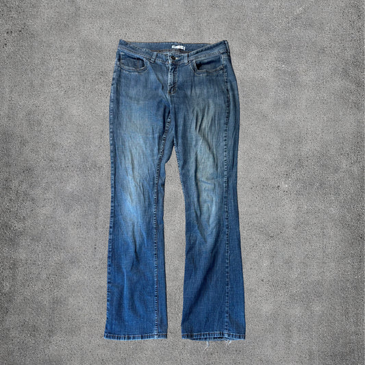 Jean délavé bleu clair coupe Mid Rise Bootcut - Lee Riders - Taille M
