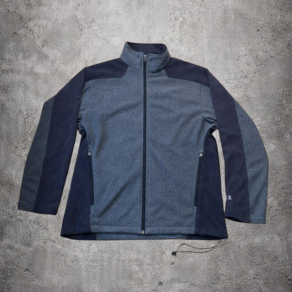 Sweat zippé gris sans capuche - Champion - Taille L