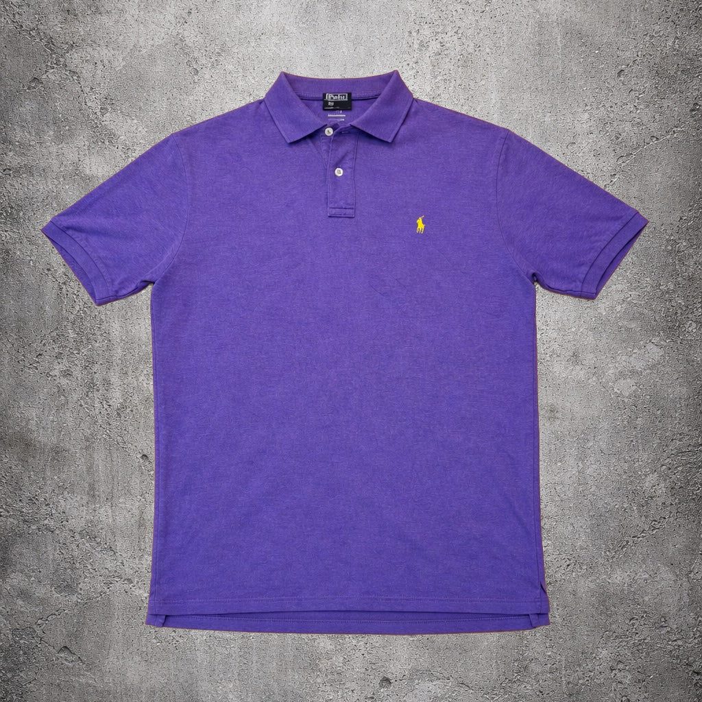 Polo violet - Ralph Lauren - Taille L