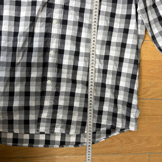 Chemise à carreaux noirs et blancs - Chaps - Taille XL