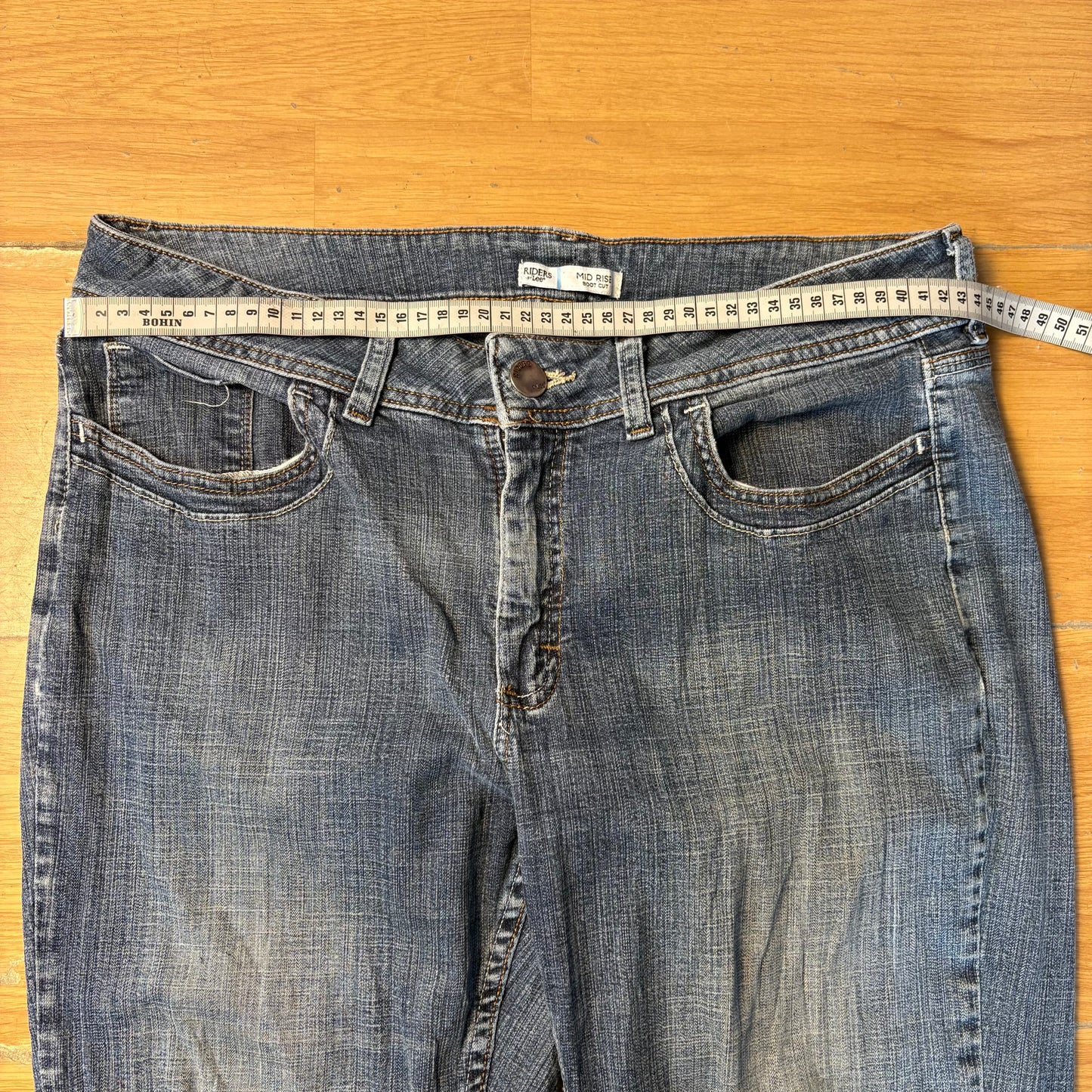 Jean délavé bleu clair coupe Mid Rise Bootcut - Lee Riders - Taille M