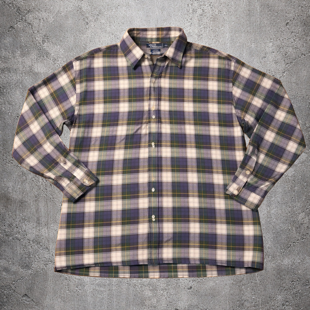 Chemise à carreaux vert et bleu Ralph Lauren – Taille – XXL