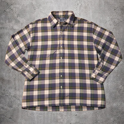 Chemise à carreaux vert et bleu Ralph Lauren – Taille – XXL