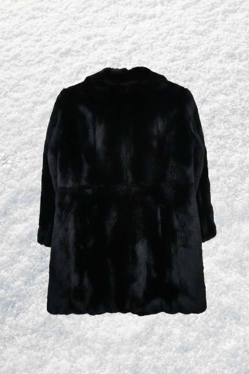 Midnight Classic Fur Jacket – by MANDY CHERIE