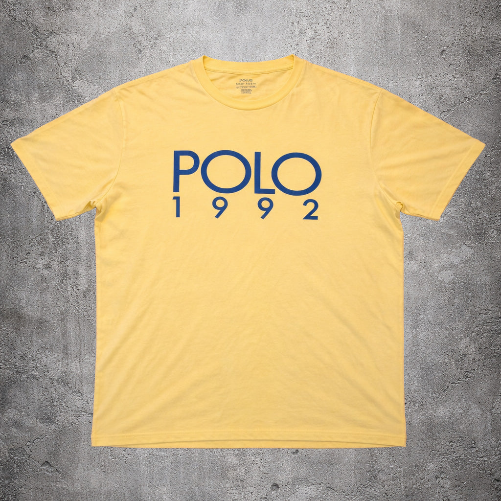 T-shirt jaune - Ralph Lauren 1992 - Taille XXL