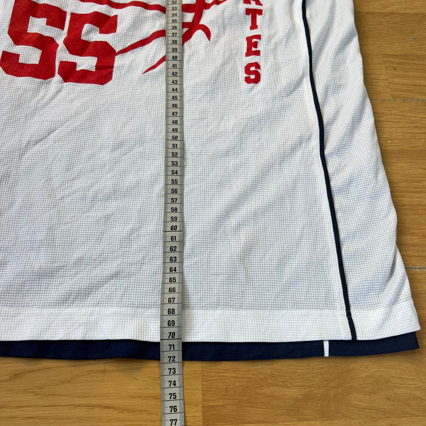 T-shirt basketball bleu marine et blanc - Sport-Tek - Taille XL