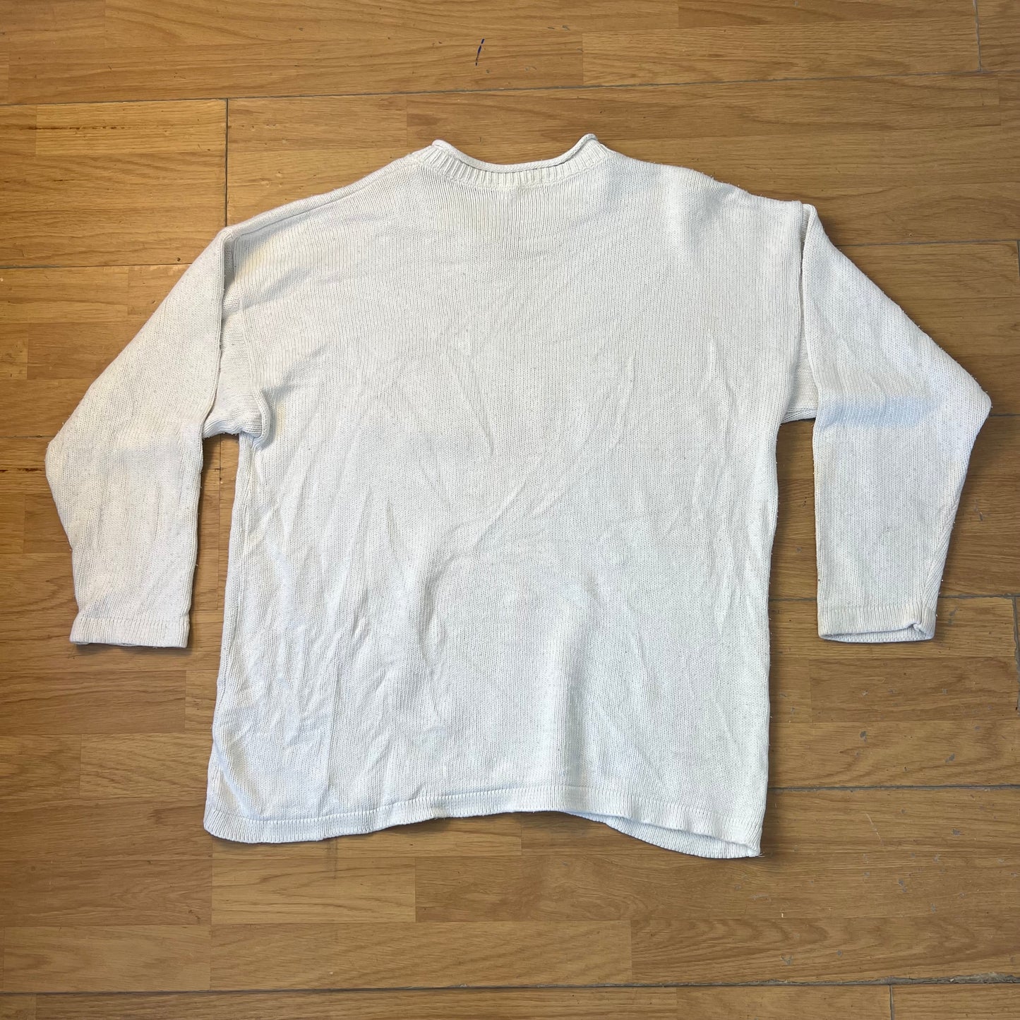 Pull blanc col V - Fila - Taille L