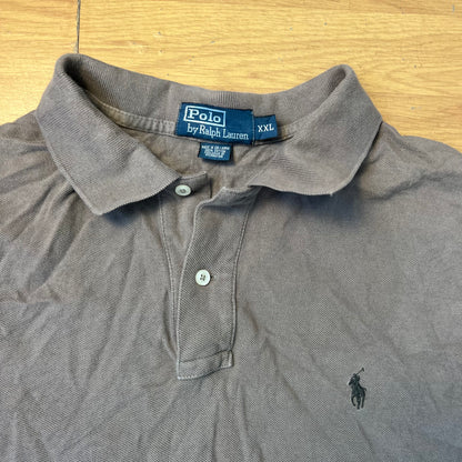 Polo marron - Ralph Lauren - Taille XXL