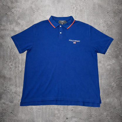 Polo bleu - Ralph Lauren - Taille XXL