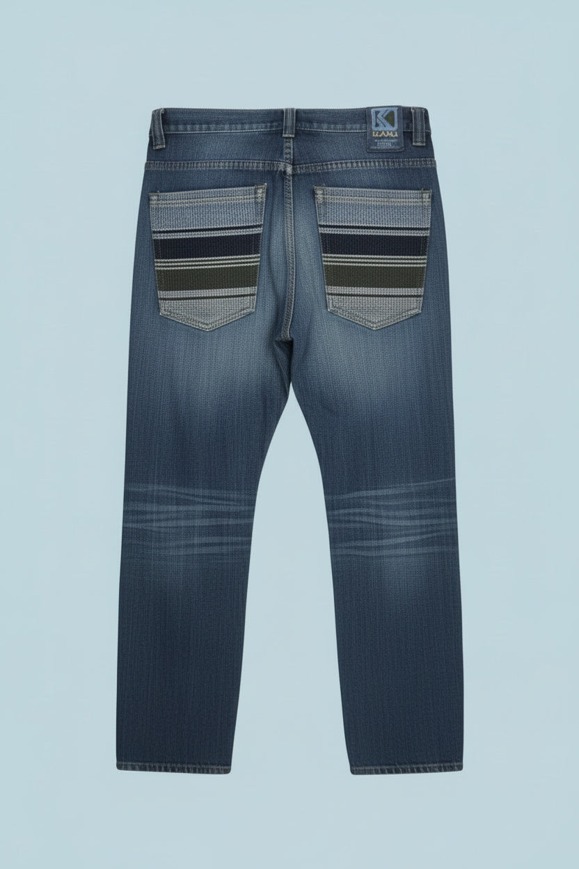 Jean bleu coupe droite – BY PRMEC