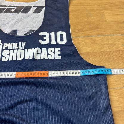 T-shirt réversible blanc et bleu marine - Philly Showcase - Taille L