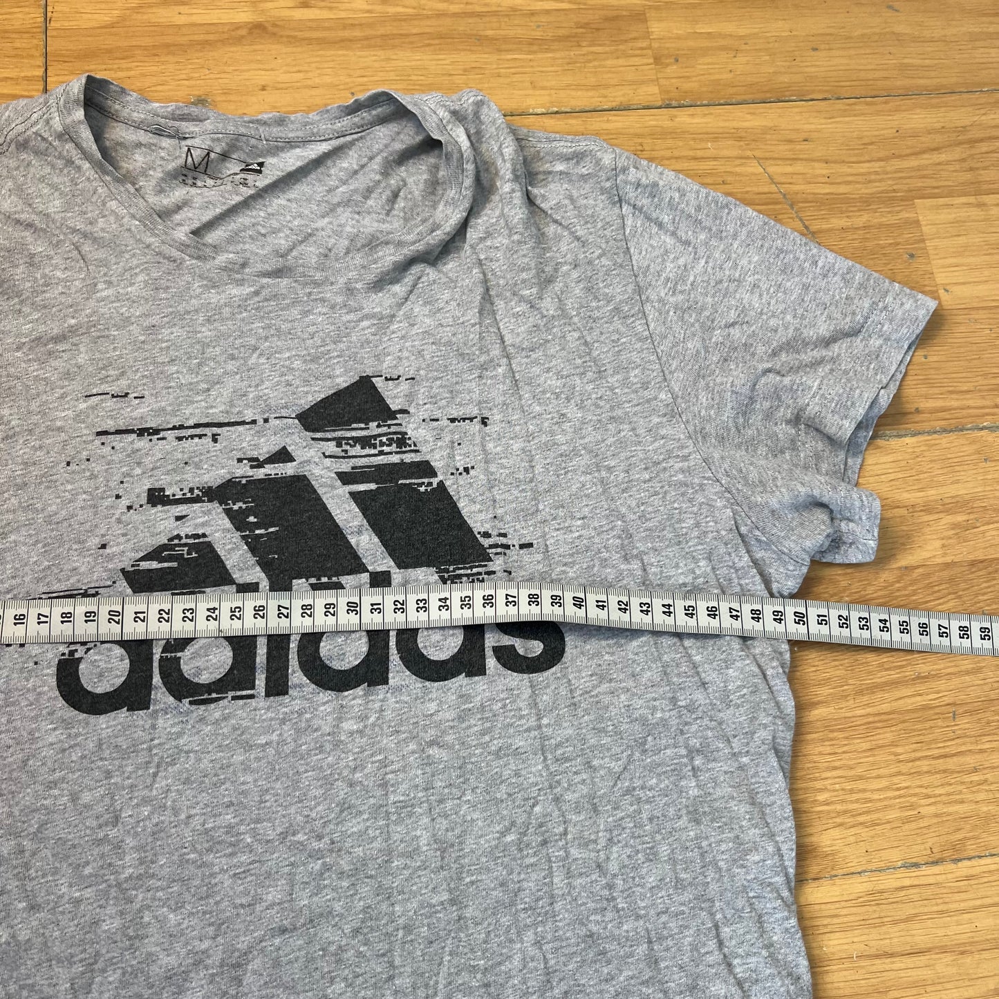 T-shirt gris - Adidas (femme) - Taille M