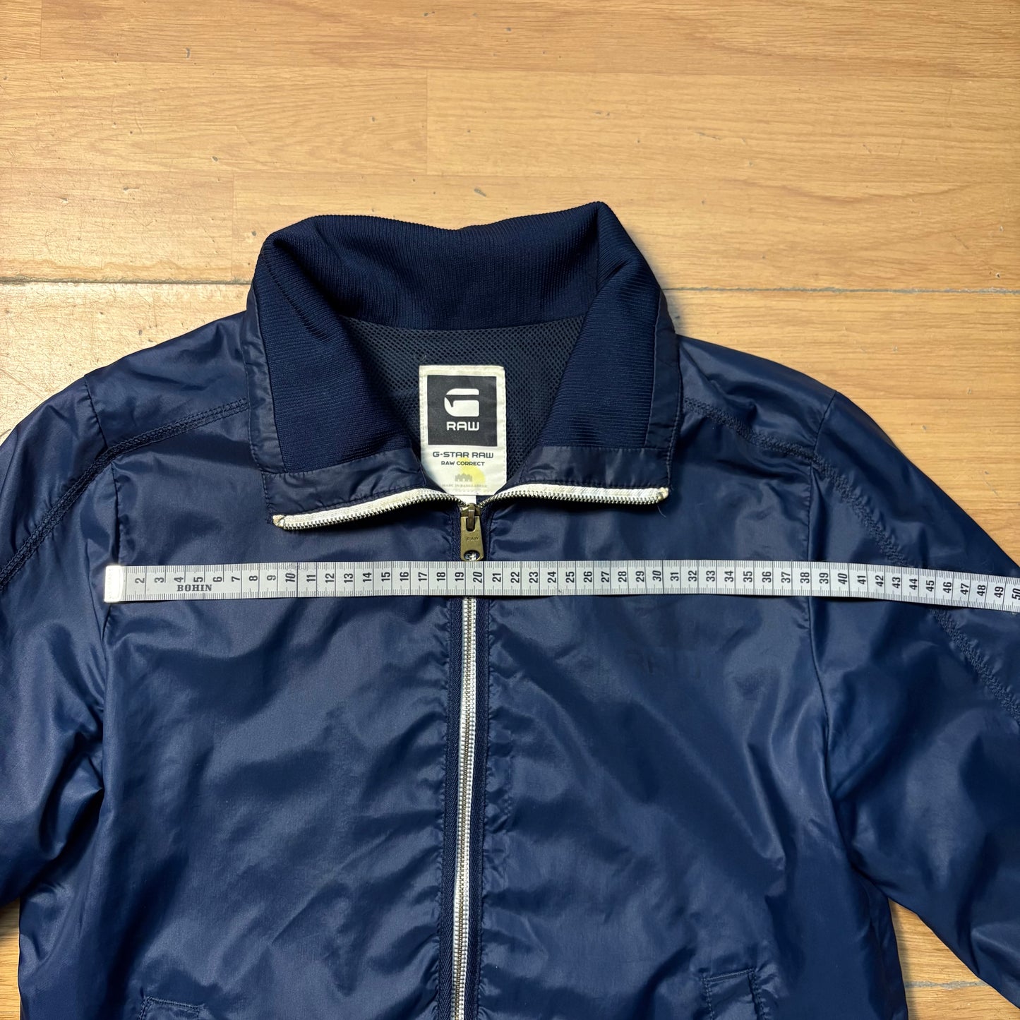 Bomber bleu foncé G-Raw – Taille S
