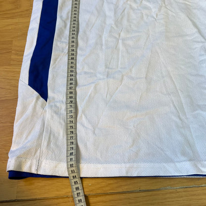 T-shirt basketball réversible blanc et bleu - Lucas Oil - Taille XXXL