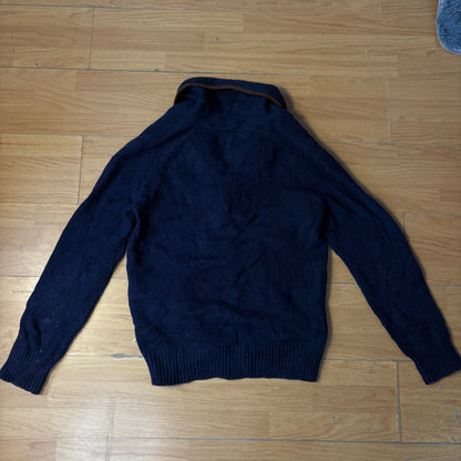 Cardigan en laine bleu marine - Tommy Hilfiger - Taille XL