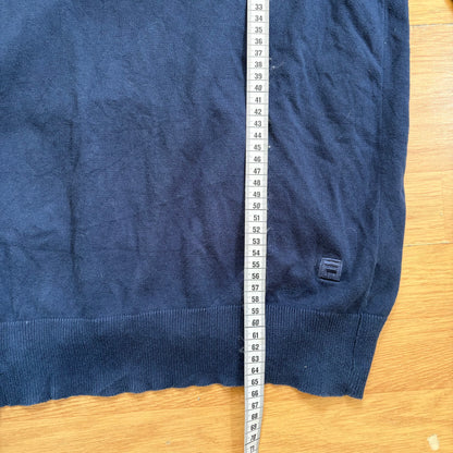 Pull en mailles fines bleu marine - Fila - Taille XL