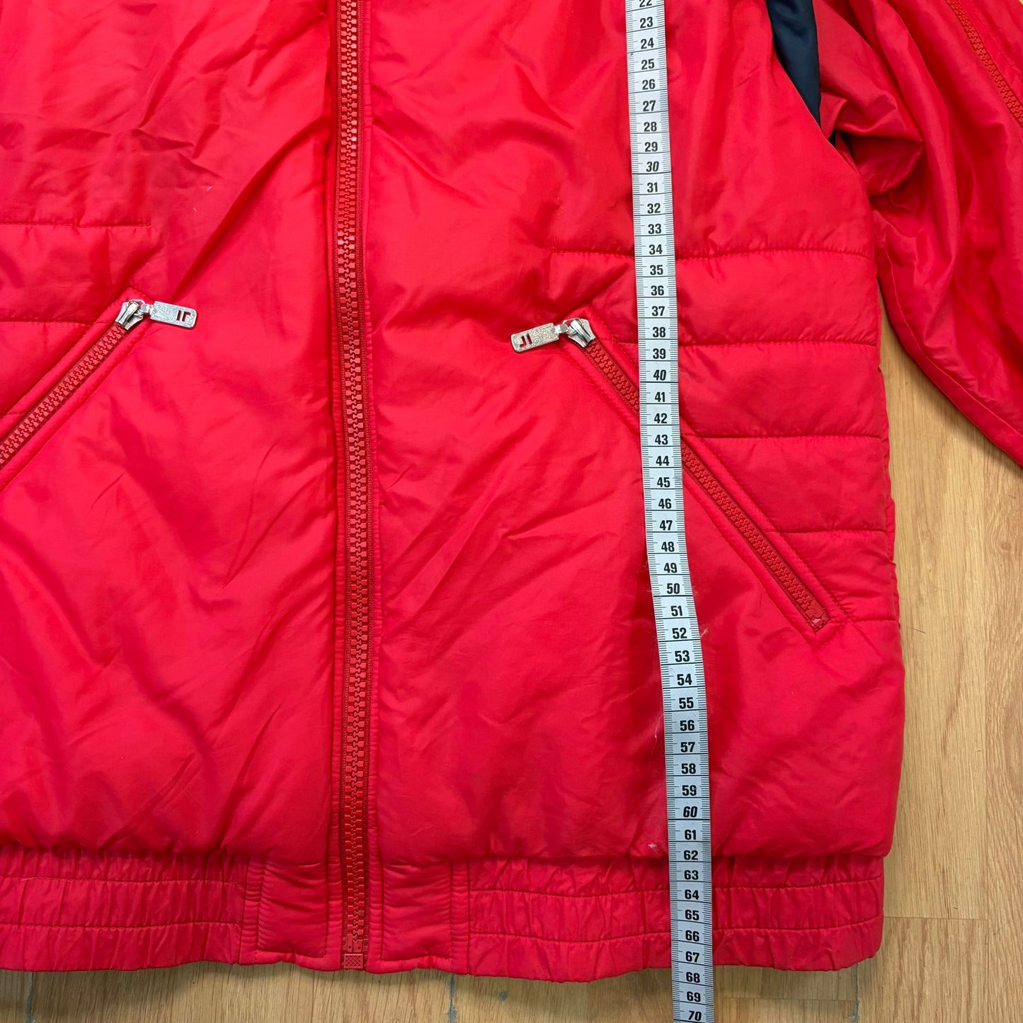 Veste puffer rouge avec manches coupe-vent - Fila - Taille XL/XXL
