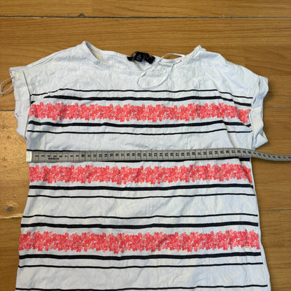 Top blanc motif fleuri - Tommy Hilfiger - Taille XS
