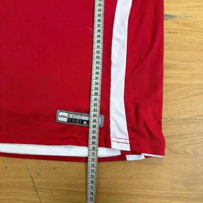 Maillot de basketball rouge Santa Ana Tagear – Taille S