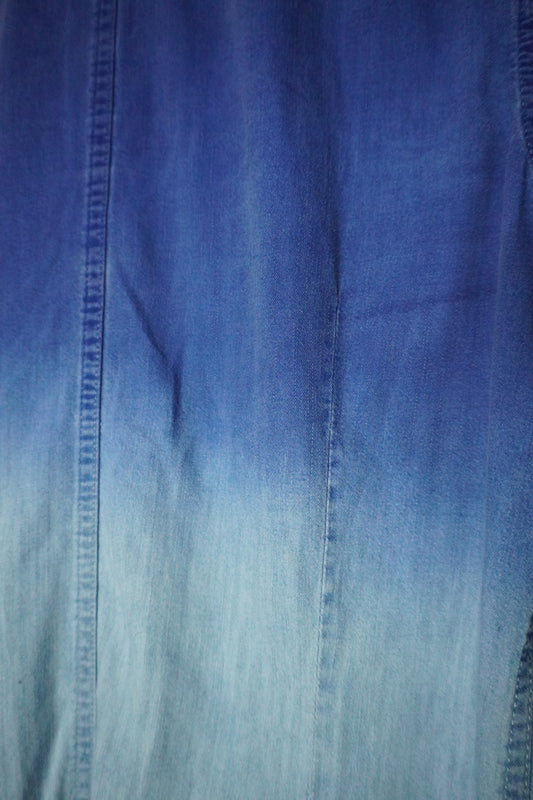 Chemise en denim dégradé bleu G-RAW – taille M