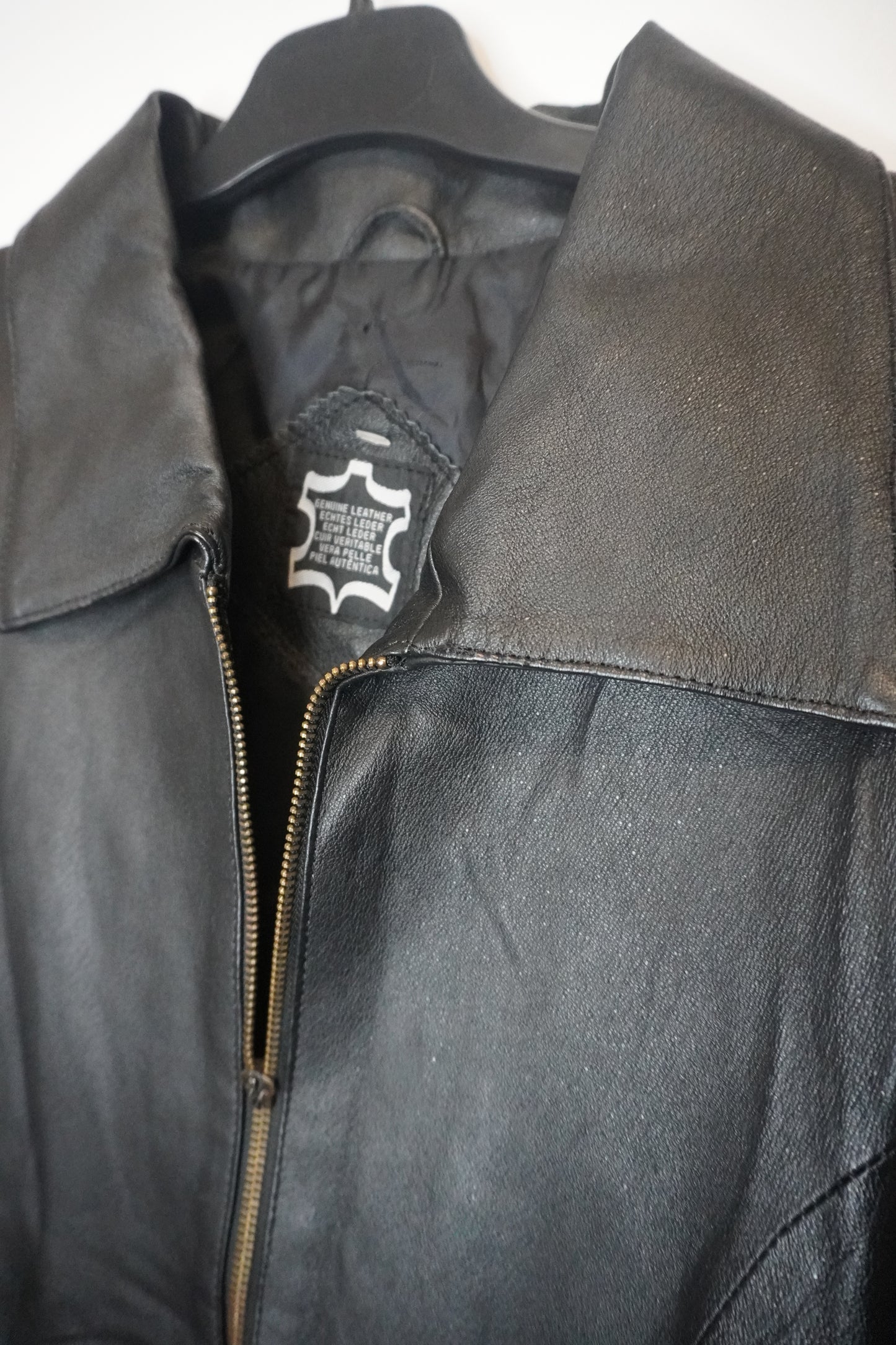 Veste Longue En Cuir - by PRMEC - Taille : 40