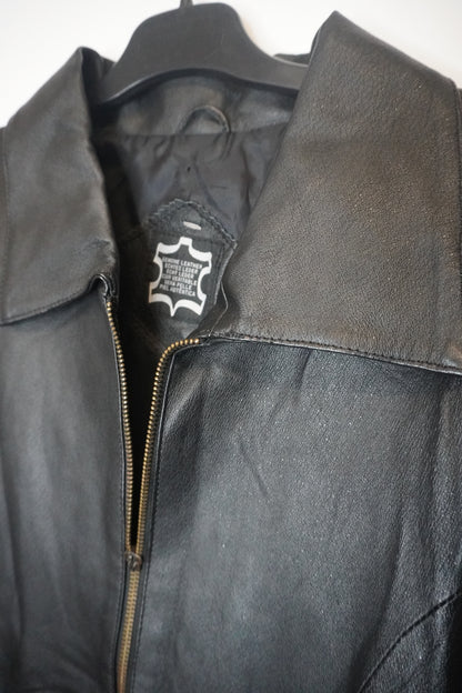 Veste Longue En Cuir - by PRMEC - Taille : 40