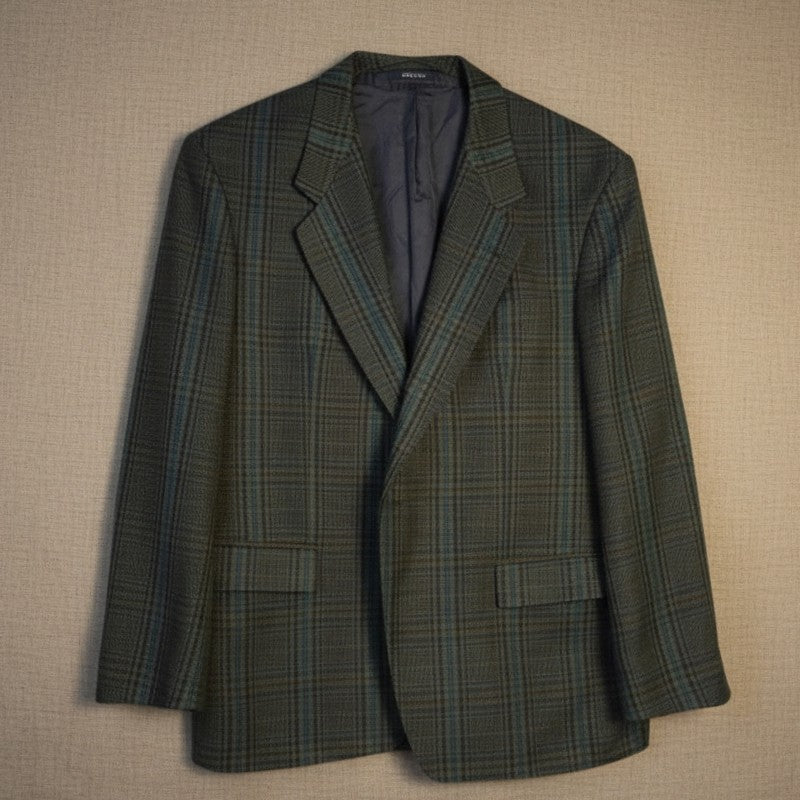 Costume noir vert profond classique et intemporel – By FABSO