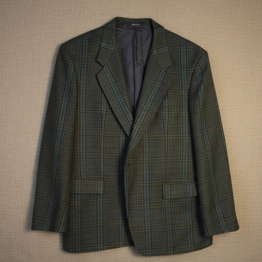 Costume noir vert profond classique et intemporel – By FABSO