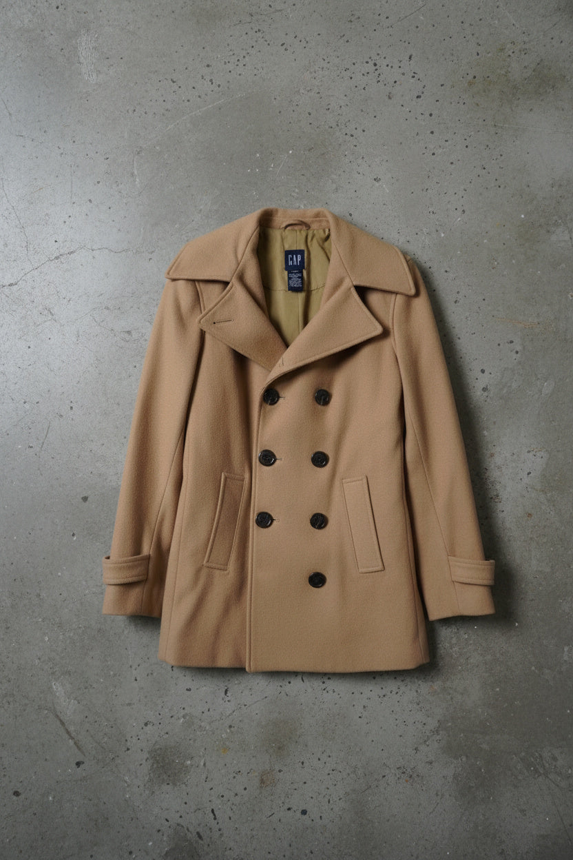 Manteau beige en laine GAP – taille XS