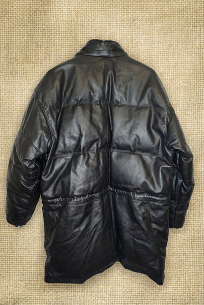 Manteau Long Cuir Véritable - by FABSO