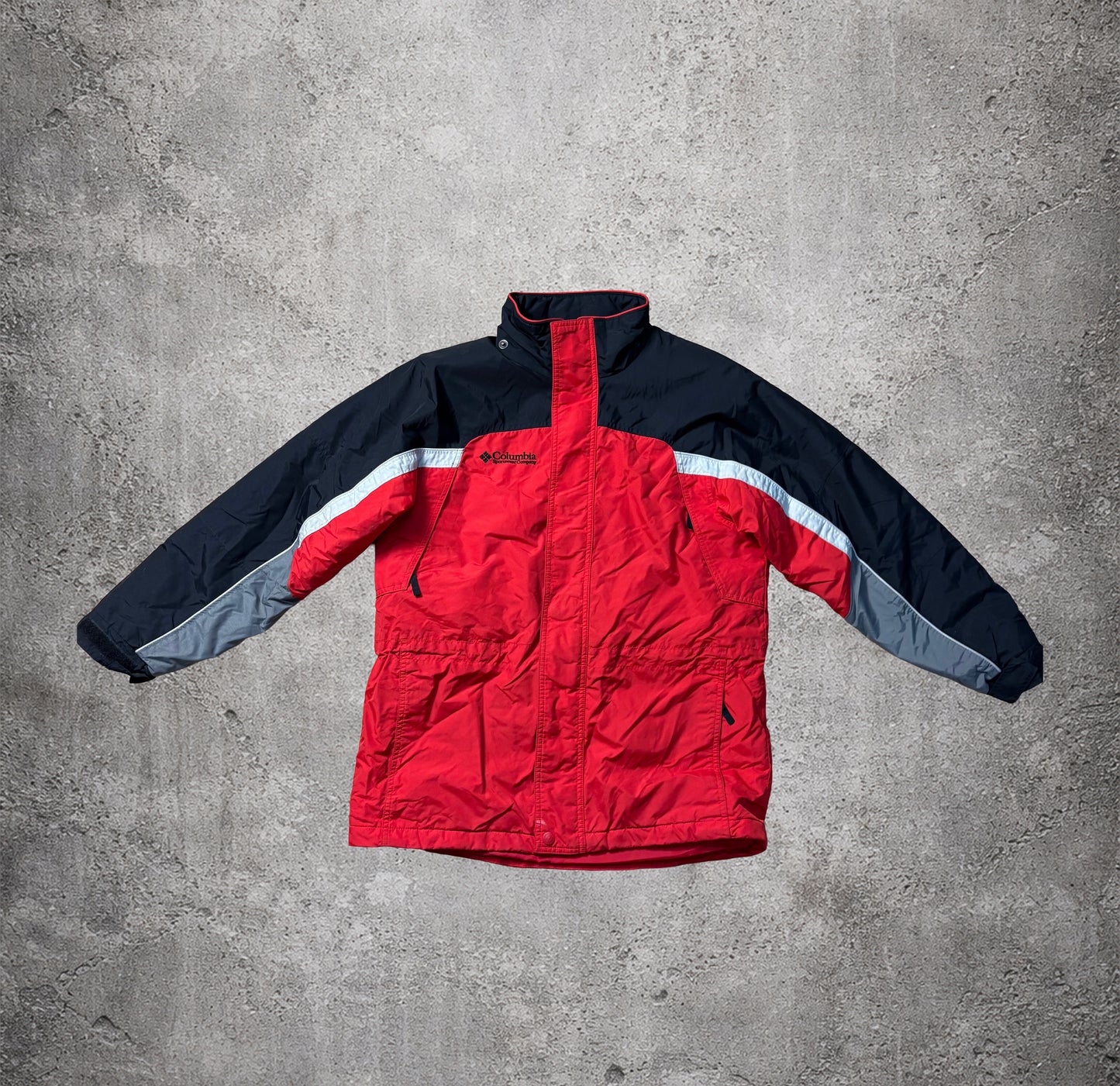 Parka rouge et noir Columbia – Taille 14/16 ans